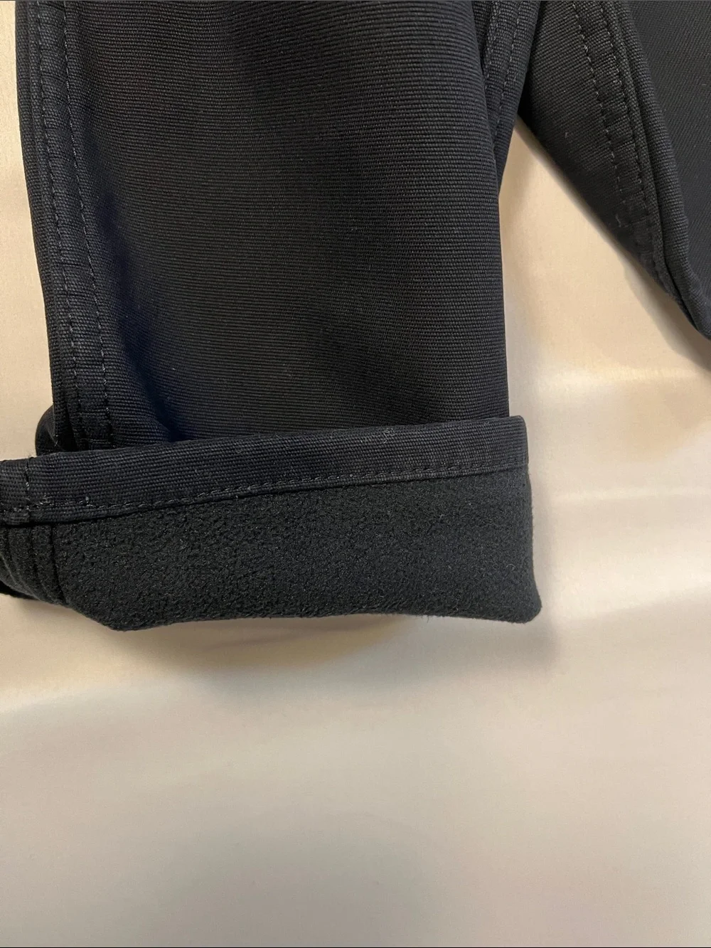 Weatherproof Men's Black Cargo Fleece Lined Utility Pants/Zip Pocket Size 30